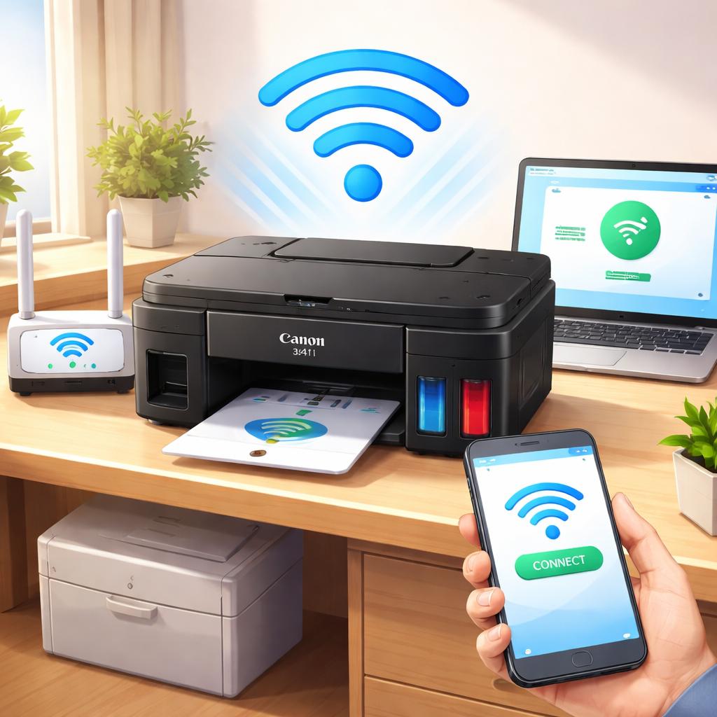 How to Connect Canon G3411 to WiFi Network Easily?