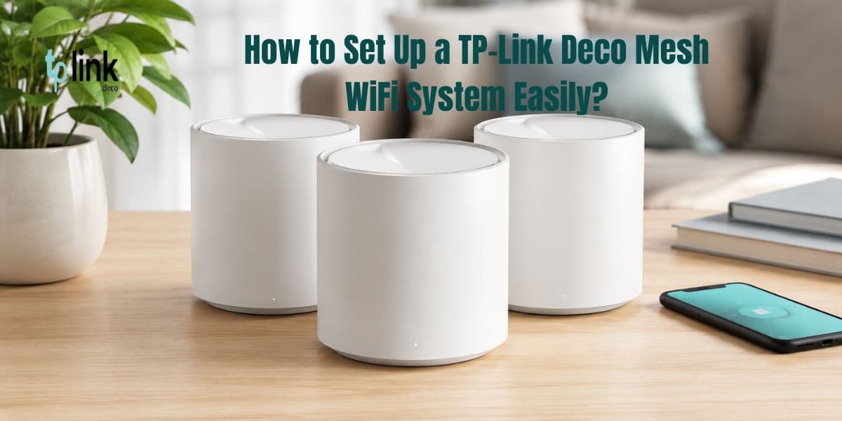 How to Set Up a TP-Link Deco Mesh WiFi System Easily?