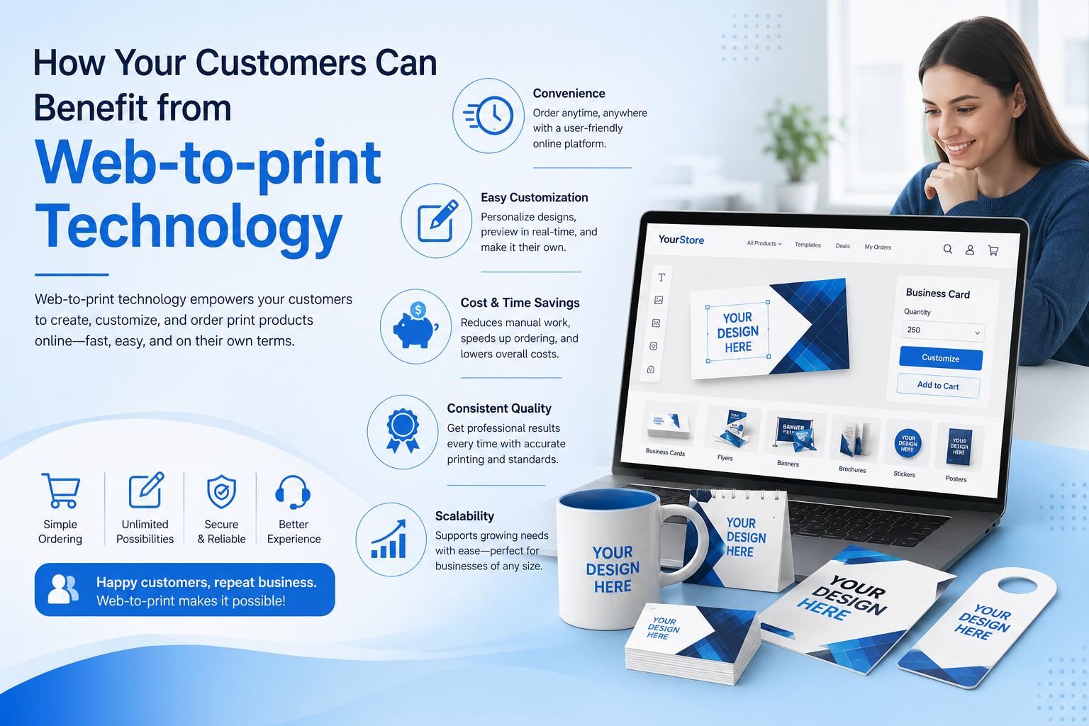 How Your Customers Can Benefit from Web-to-print Technology