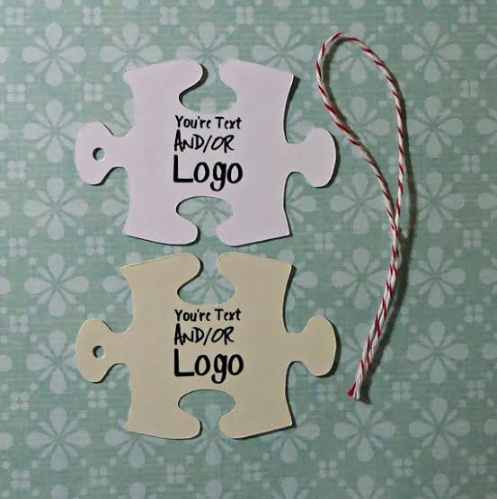 Affordable Branding with Custom Puzzle Shape Tags