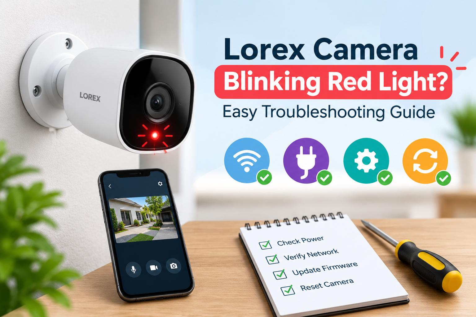 Lorex Camera Blinking Red Light? Easy Troubleshooting Guide