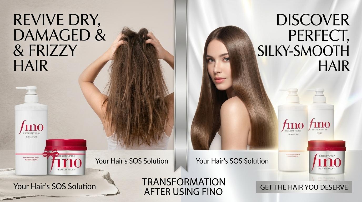 Shiseido Fino Hair Care Routine: How to Revive Dry, Damaged & Frizzy Hair
